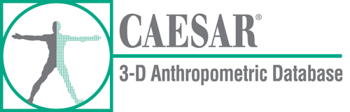 画像:CAESAR 3-D Anthropometric Database | 北米および欧州の一般市民 3D人体測定 データベース