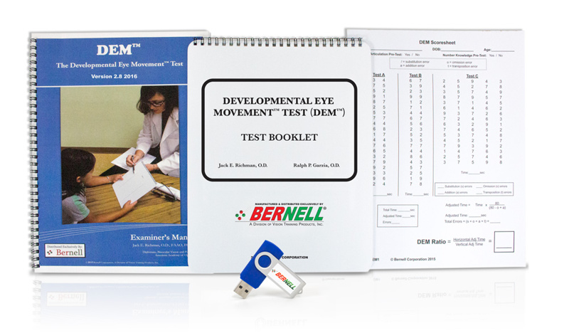 画像:Developmental Eye Movement Test (DEM) | 眼球運動 発達検査 ツール