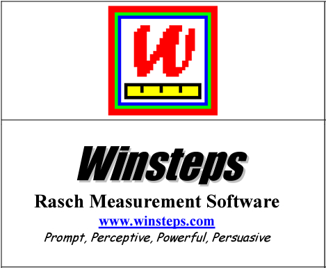 画像:Winsteps | ラッシュモデル分析ツール