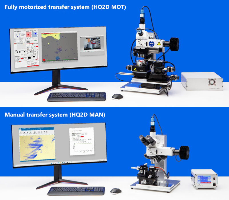 画像:High Quality 2D Transfer Systems | 転写 2Dヘテロ構造 作成 システム