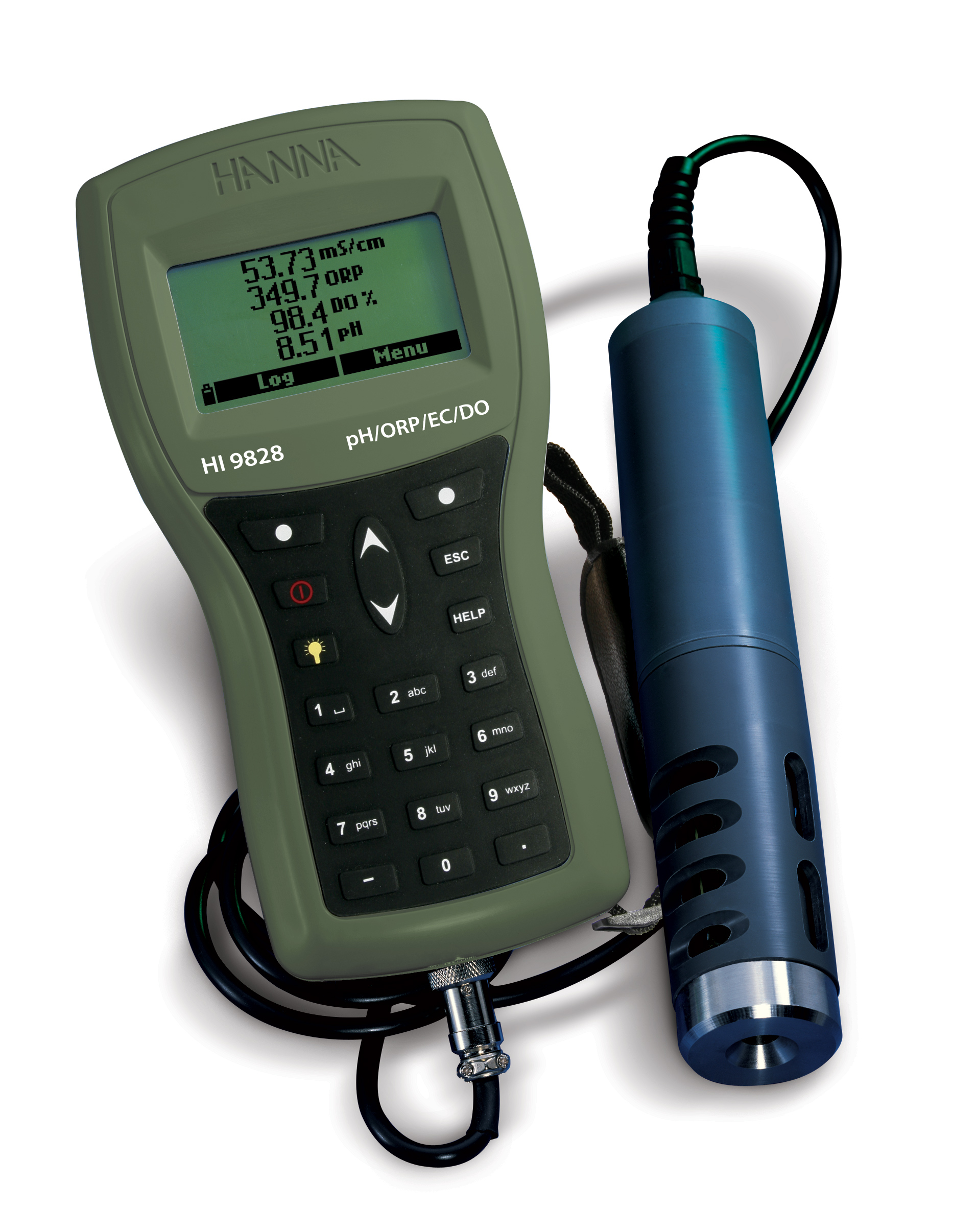 画像:HI 9828 - Multiparameter | 水質検査 計測器 ポータブルメーター 