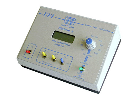 画像:UFI Model 2701 BioDerm Skin Conductance Meter | 生体反応の解明 皮膚コンダクタンス