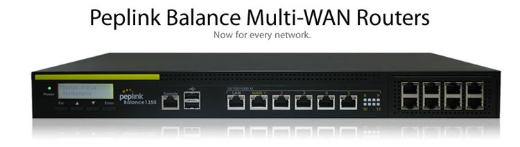画像:Peplink Balance Multi-WAN Router | WANロード バランサ