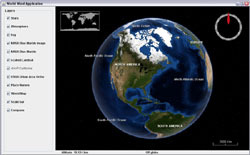 画像:NASA World Wind Java SDK | NASA製 3D地球儀ビューワー 組み込み SDK   
