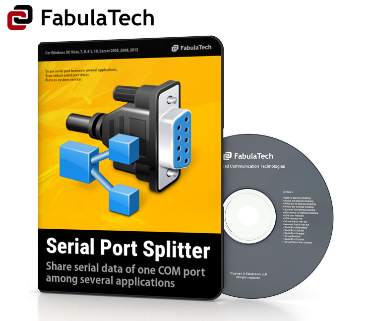 画像:Serial Port Splitter | シリアルポート 分割 共有 結合 シリアル通信アプリケーション  