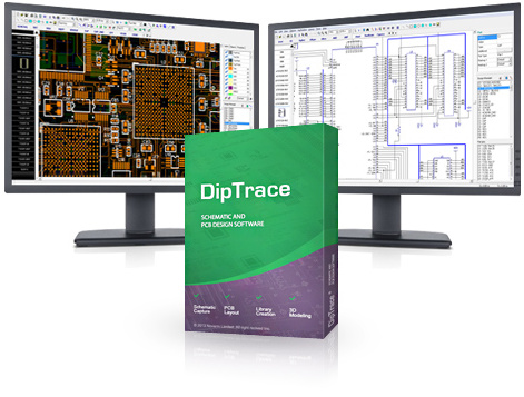 画像:DipTrace Software | PCB設計 電子回路開発