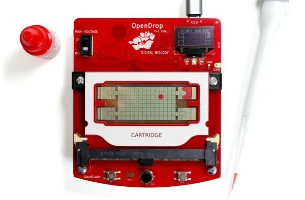 画像:OpenDrop | デジタルマイクロ 流体力学 オープンソース プラットフォーム