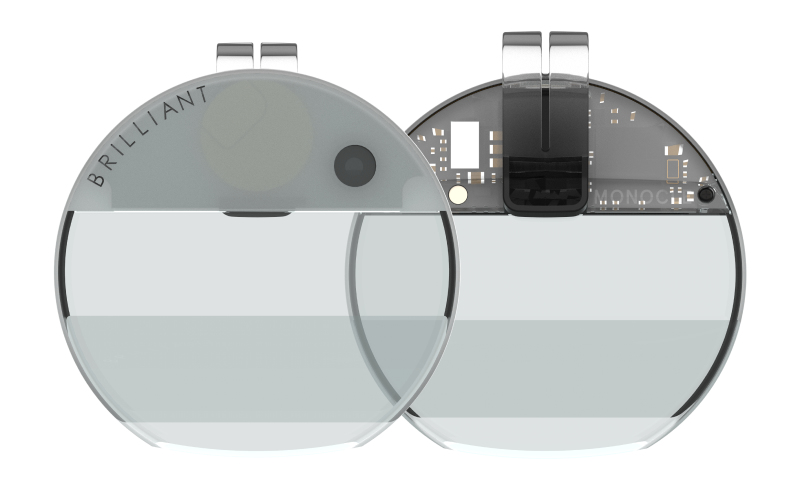 画像:Monocle - Open Source Eyewear | アタッチメントタイプの単眼ARレンズ