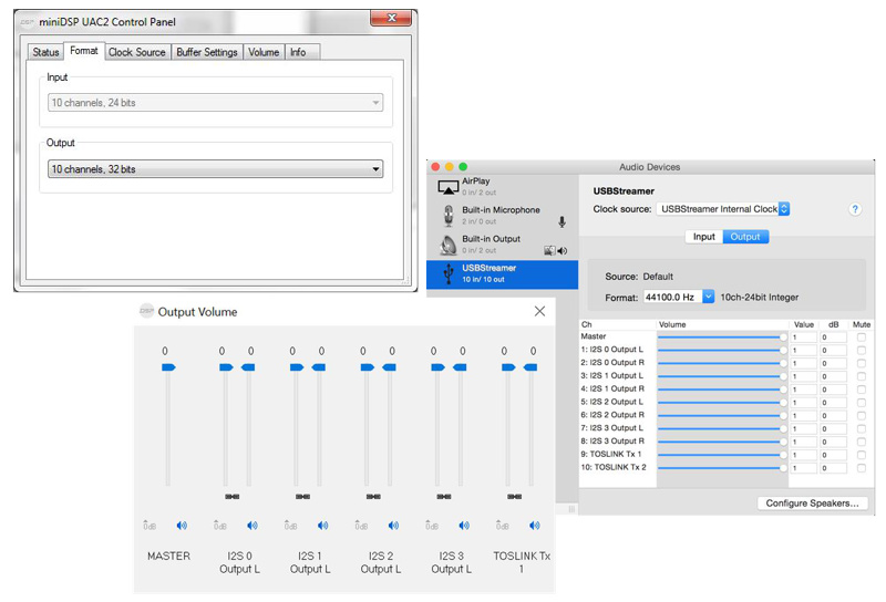 miniDSP USB Audio Streaming | オーディオ信号処理 音響測定