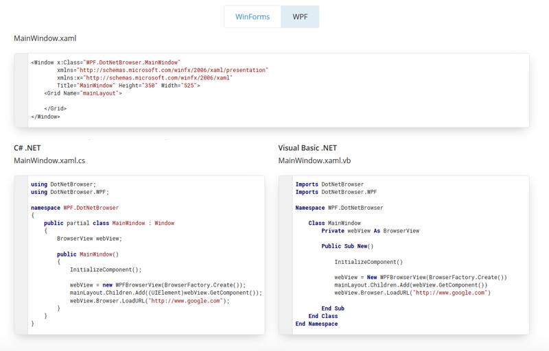 DotNetBrowser | Chromiumベース .NETアプリ WEBブラウザ コントロール