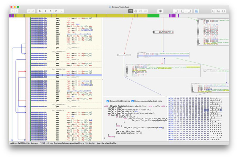 Hopper Disassembler | MacOS Linux リバースエンジニアリング ツール