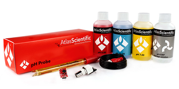 Atlas Scientific社 環境ロボティクス分野向け各種計測機器 | pH / ORP / D.O. / Conductivity / CO2 / Temperature / Pressure / Flow / Color 計測センサ