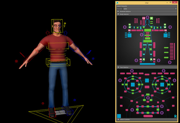 Perseus Auto Rig | Maya オートリグ機能 プラグイン