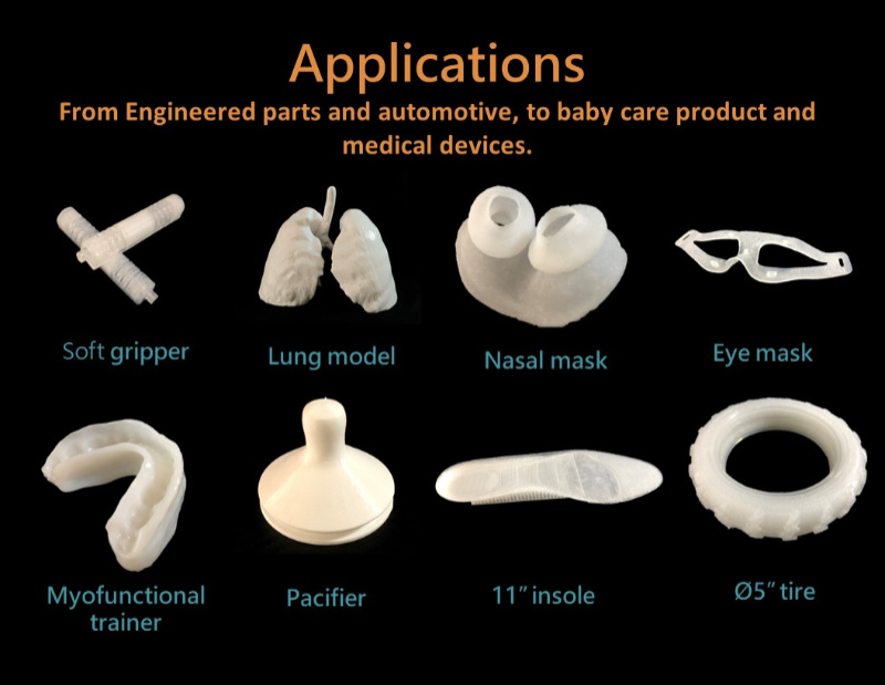 SanDraw Silicone 3D Printer | シリコン 3Dプリンタ 精密部品