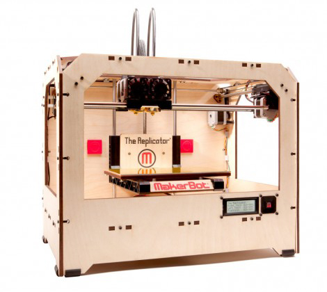 MakerBot Replicator | 大型印刷、2色刷りが可能なパーソナル3Dプリンタ