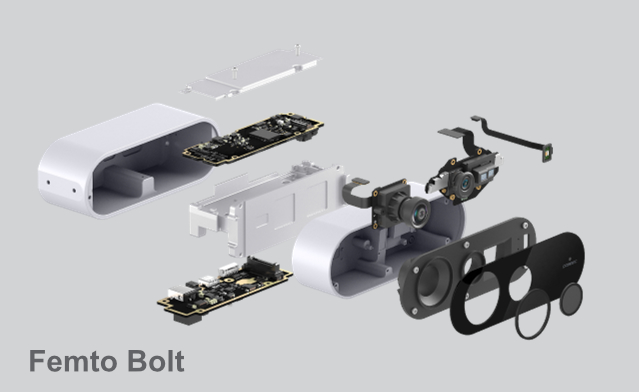 Orbbec Femto シリーズ | IMU 複数台同期 ToF デプスカメラ