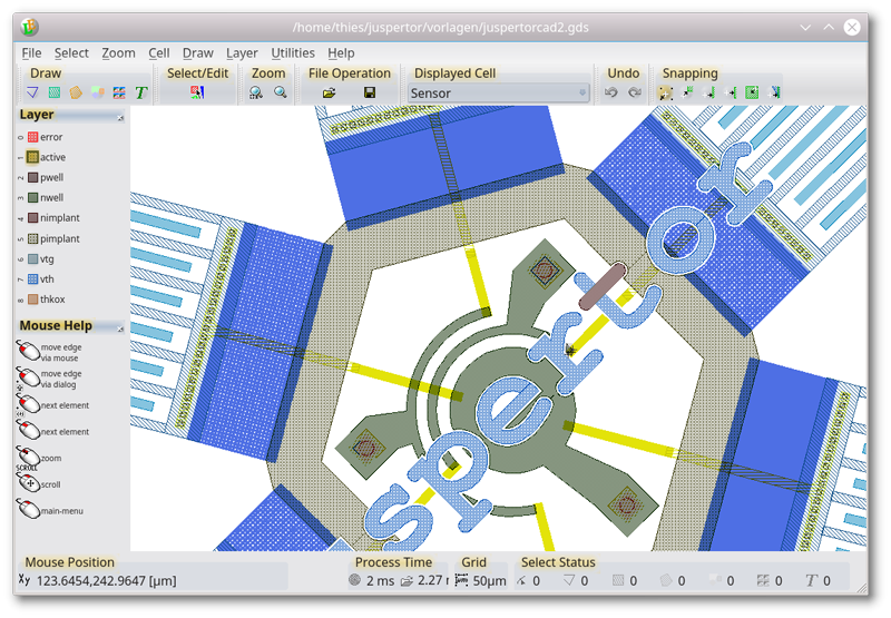 LayoutEditor | MEMS IC レイアウト エディタ