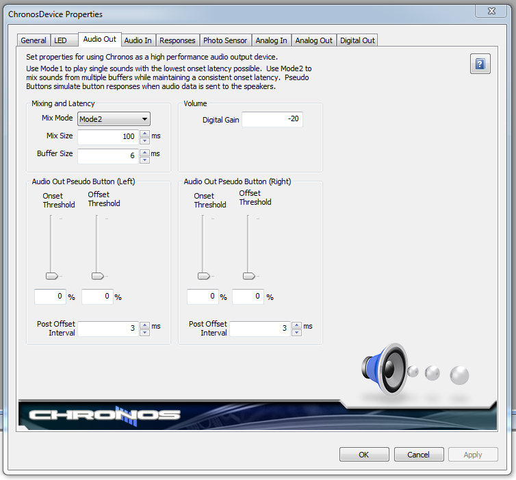 Chronos | Psychology Software Tools 反応入力 刺激呈示 応答反応