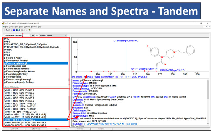 NIST/EPA/NIH Mass Spectral Library with Search Program | 質量スペクトルライブラリ 検索プログラム