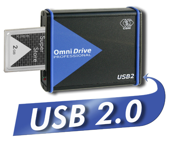 OmniDrive USB2 | 高速 PC カード ドライブ