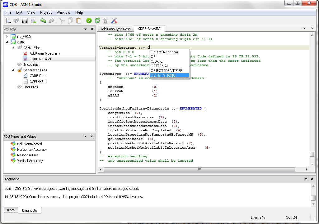 OSS ASN.1 Tools | ASN.1 抽象構文記法 ツール