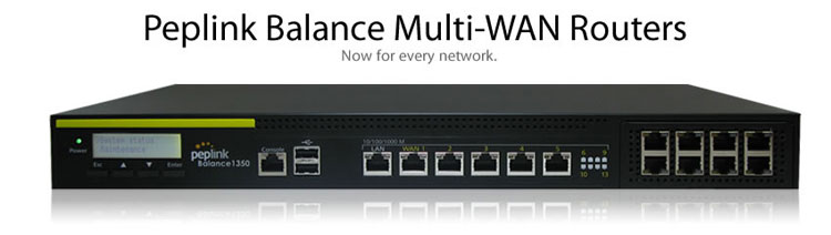 Peplink Balance Multi-WAN Router | WANロード バランサ