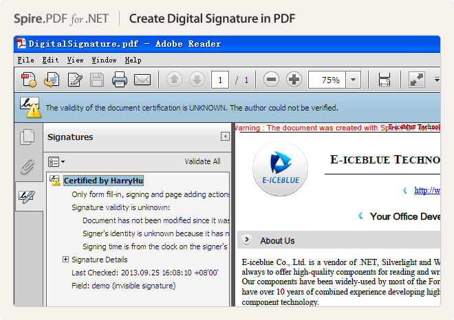 E-iceblue社製コンポーネント Spireシリーズ | Word Excel PDF 対応 アプリケーション開発用コンポーネント