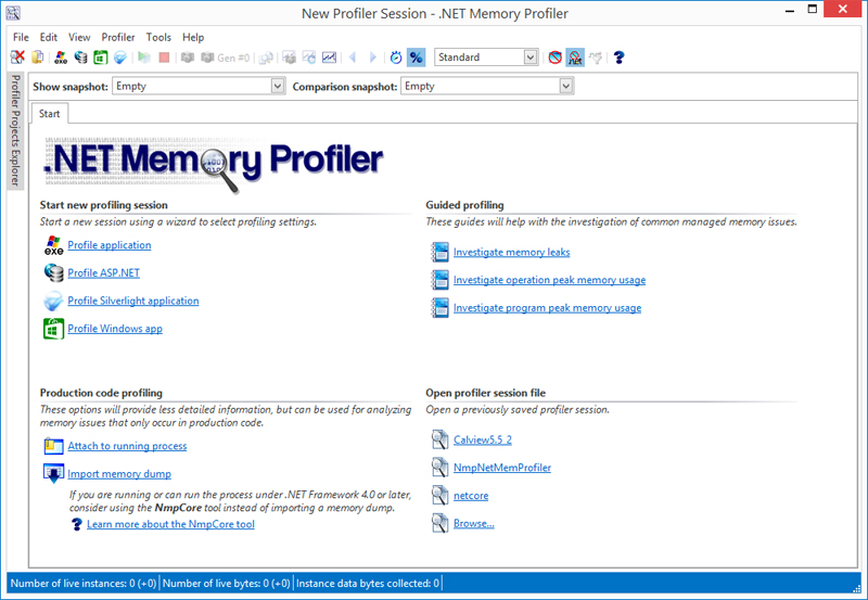 .NET Memory Profiler | .NET メモリ プロファイラ