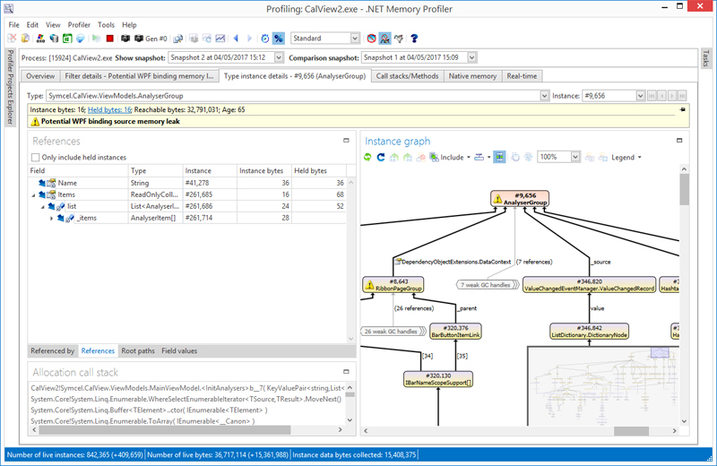 .NET Memory Profiler | .NET メモリ プロファイラ