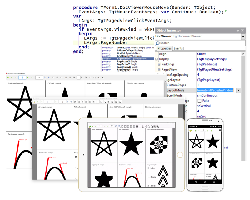 Gnostice社製コンポーネント | .NET Java Delphi VCL Delphi FireMonkey コンポーネント