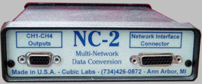 NC1 / NC2 CAN + OBD Network Data Converter | CubicLabs社製 車両 テスト計測制御  機器