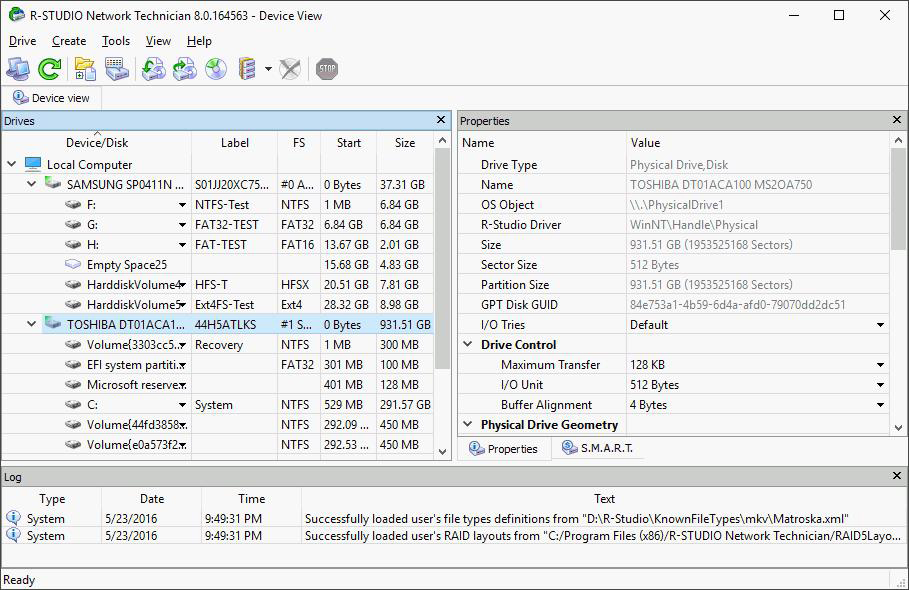 R-Tools Technology製ソフトウェア | データ復元 ドライブイメージ作成