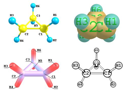 ChemCraft | 3次元座標 3D分子可視化 モデリング