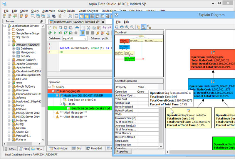 Aqua Data Studio | データベース管理者のための統合開発環境(IDE)