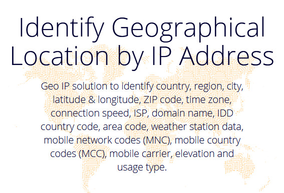 IP2Location | IPアドレス ジオロケーション 識別 ツール