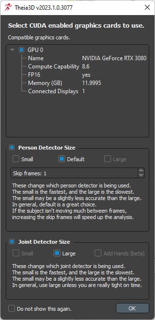 Theia3D markerless tracking software | マーカーレス モーションキャプチャ