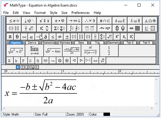 MathType | 数式作成・編集ソフトウェア