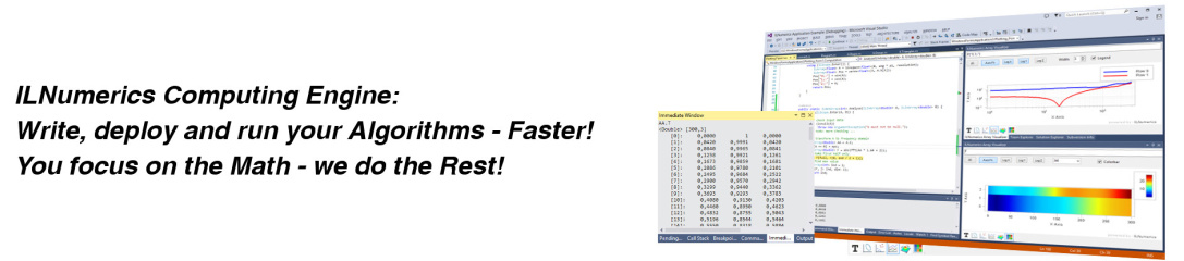 ILNumerics | .NETアプリケーション 数値計算 拡張 ツール