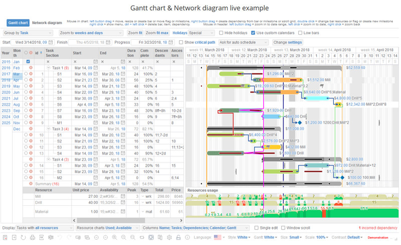 TreeGrid | WEBインターフェース コンポーネント