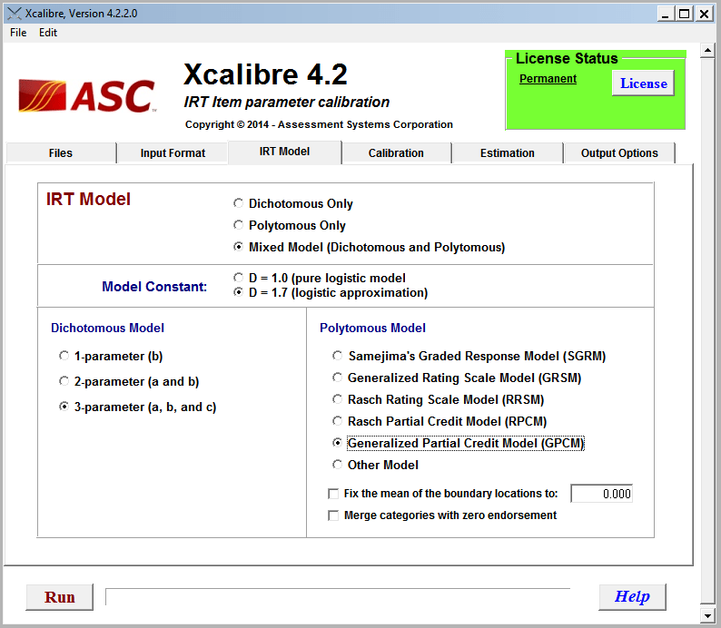 Xcalibre 4 | IRT データ分析 ソフトウェア