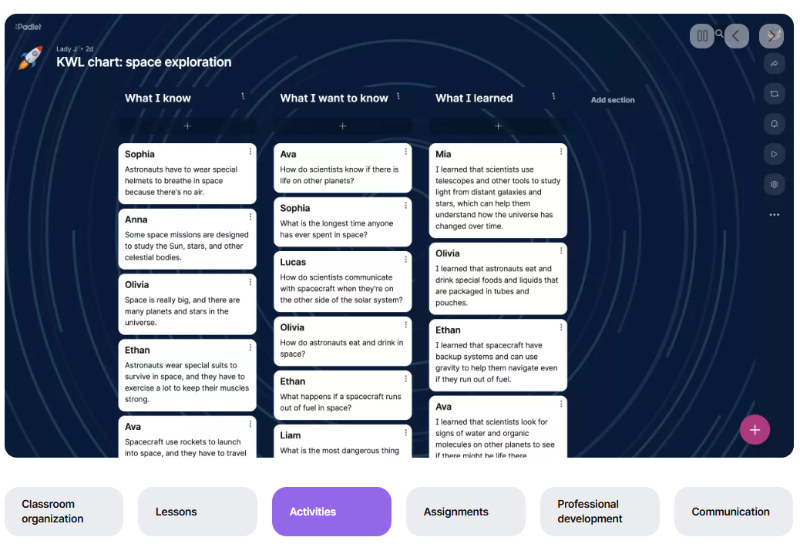 Padlet School | デジタルホワイトボード クラウド