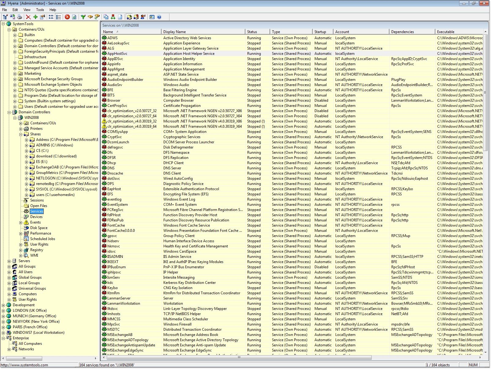 Hyena | Active Directory 総合管理 ソフトウェア