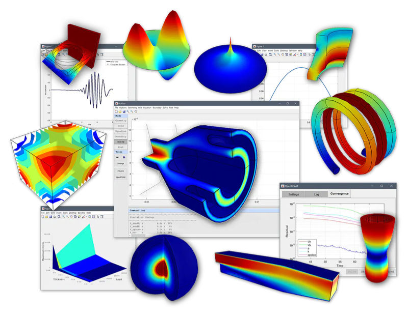 FEATool Multiphysics | 有限要素法 マルチフィジックス解析 OpenFOAM