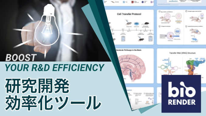 研究開発効率化ツール BioRender | 専門的な科学イラストを数分で